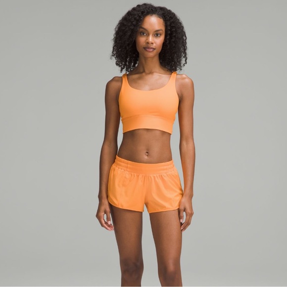 NWT Lululemon Hotty Hot LR Short 2.5" Lined, Lit Orange, Size 10 - Picture 2 of 11